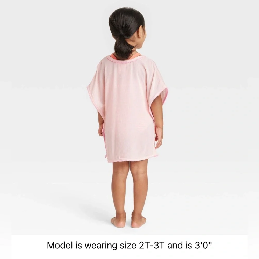NWT Toddler Girls' Rainbow‎ Cover Up Dress - Cat & Jack™m Rainbow 12-18M